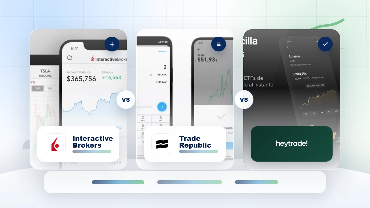 Interactive Brokers vs Trade Republic vs HeyTrade: Spain comparison 2026